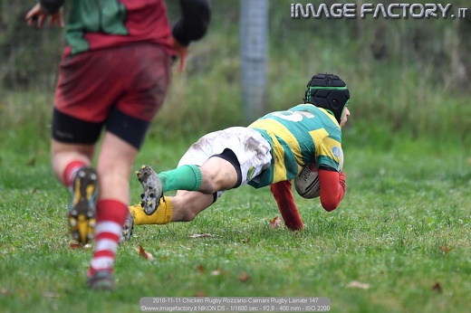 2018-11-11 Chicken Rugby Rozzano-Caimani Rugby Lainate 147